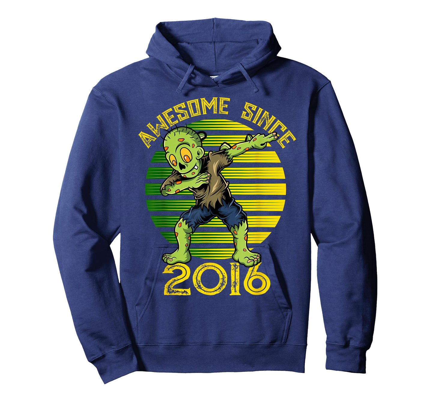 Halloween 9th Birthday Boy Dabbing Zombie Awesome Since 2016 T-Shirt