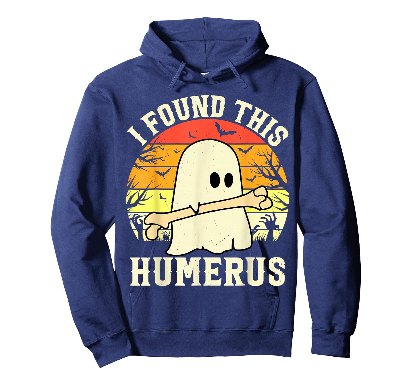 I Found This Humerus Funny Halloween Ghost Bone Spooky T-Shirt