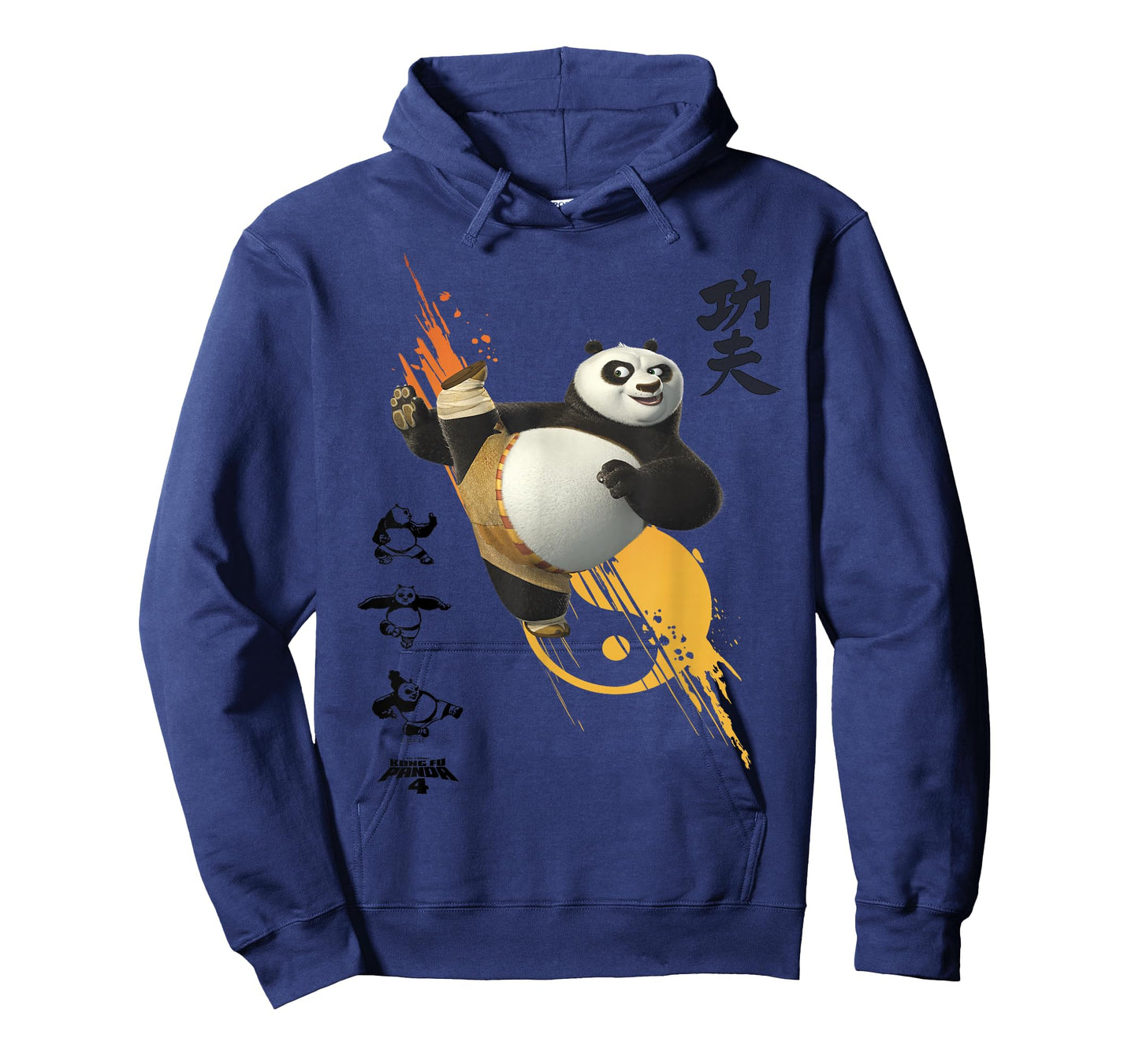 DreamWorks Kung Fu Panda 4 Po Flying Kick T-Shirt