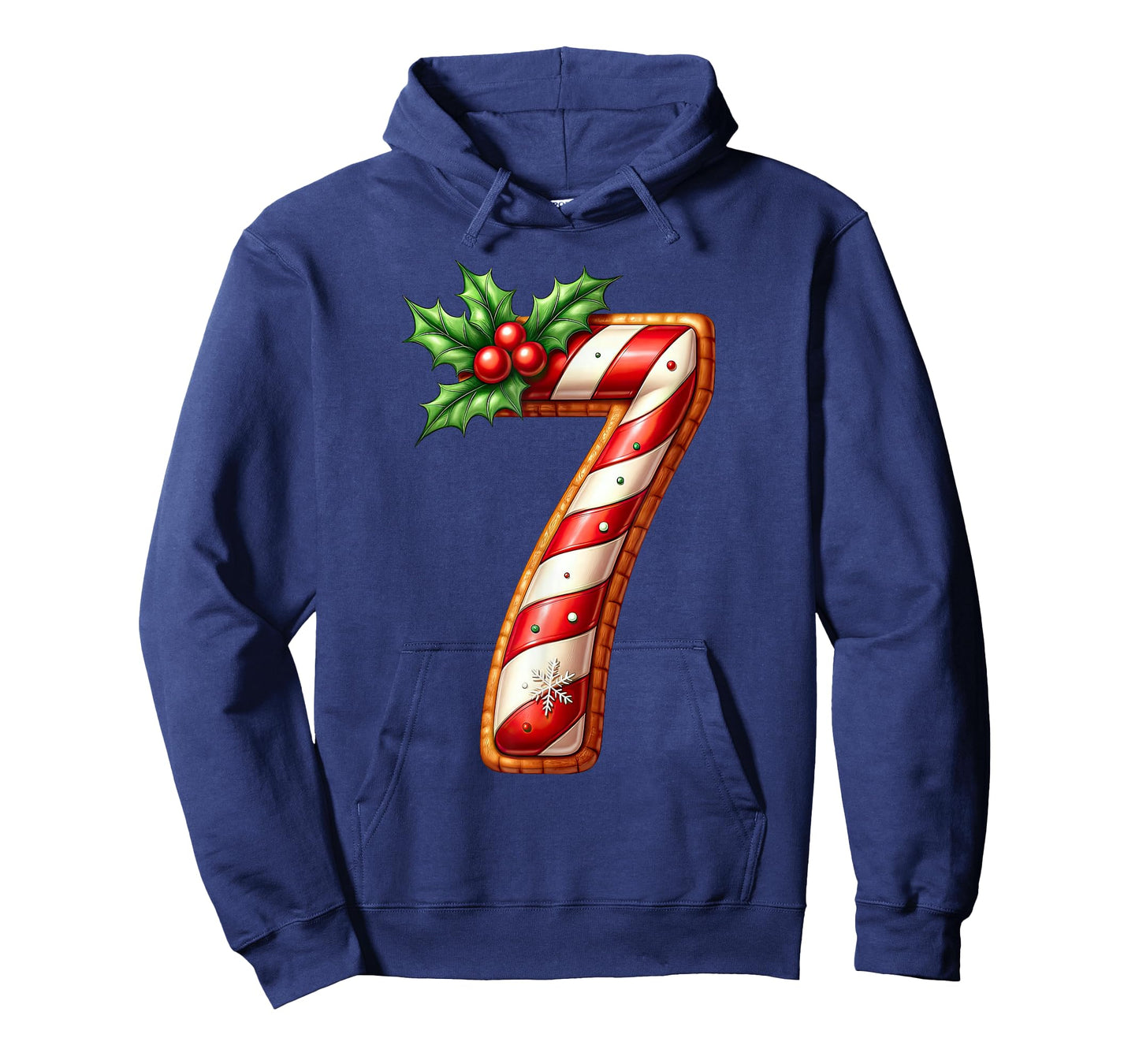 Christmas Six Seven 6 7 Meme Candy Cane Boys Girls Men Women T-Shirt