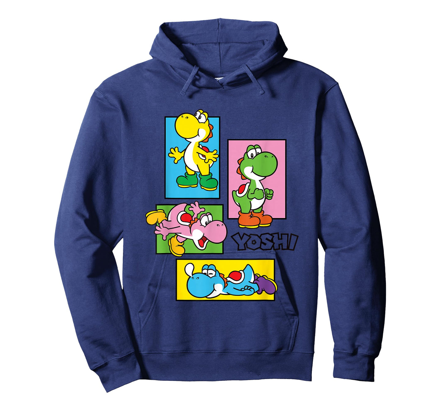 Super Mario Bros Yoshi Color Retro Expression Portraits T-Shirt