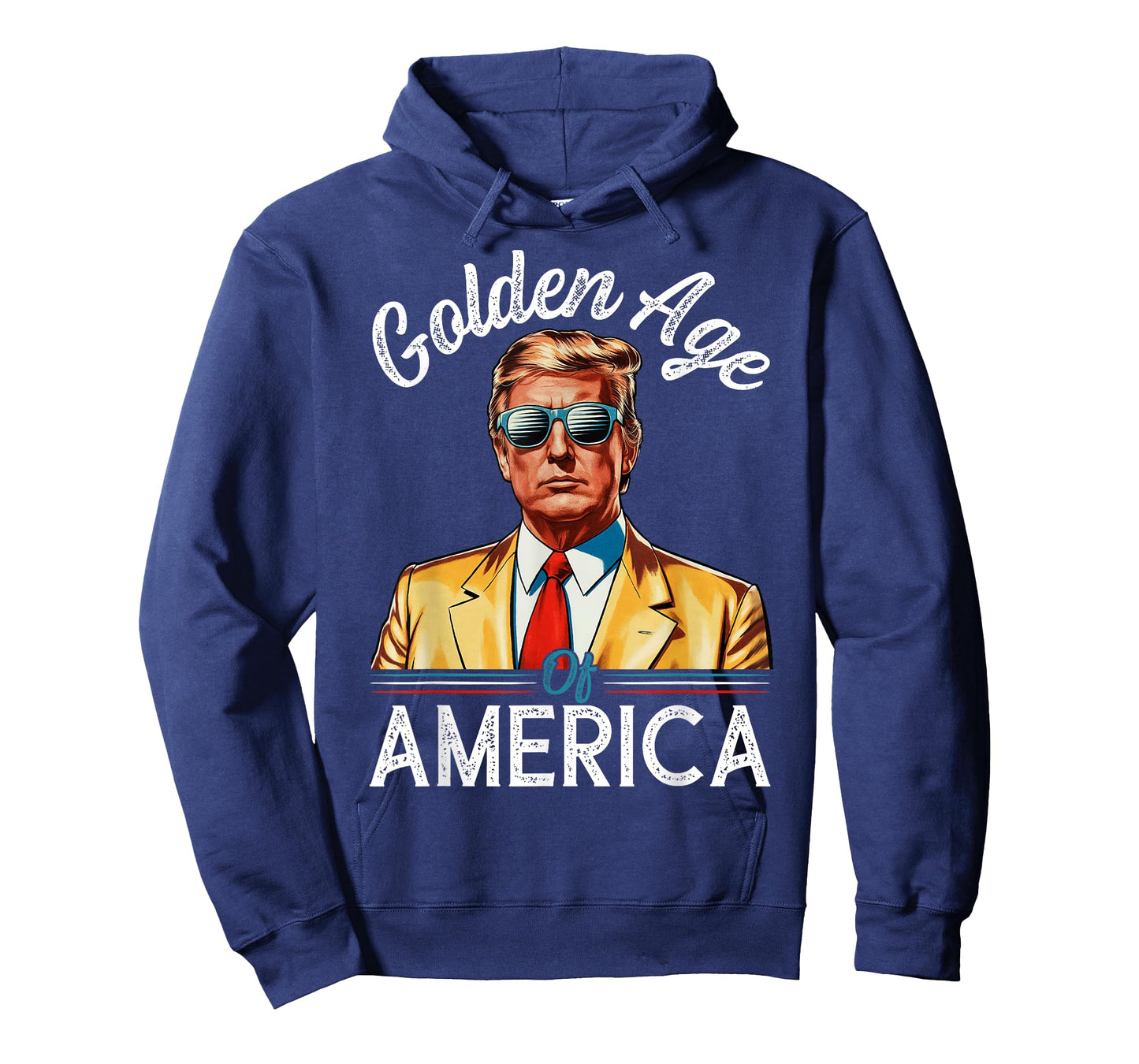 Golden Age Of America Funny Golden Trump Vest Sunglasses T-Shirt