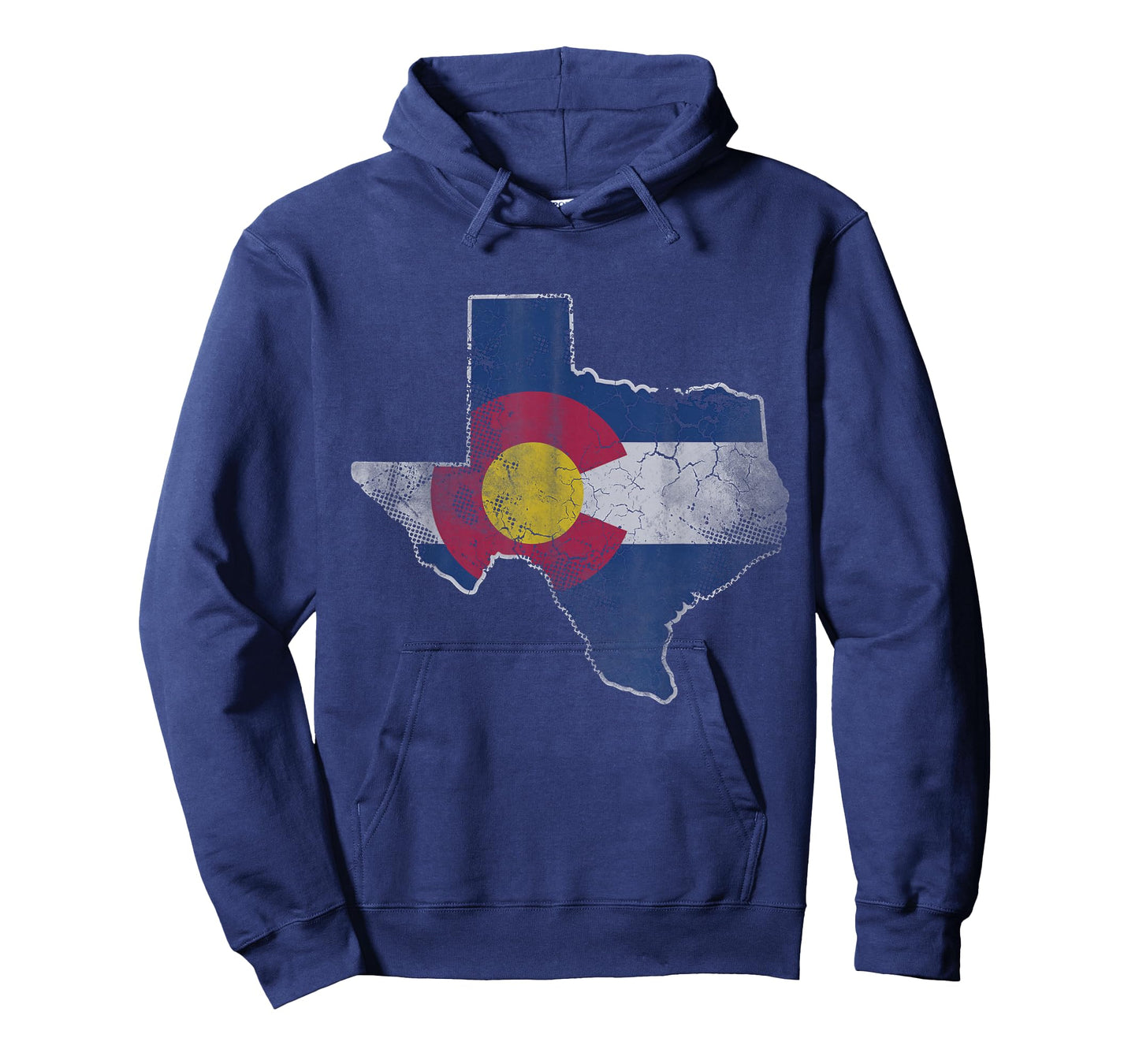 Texas Colorado Flag Family Men Women Kids T-Shirt
