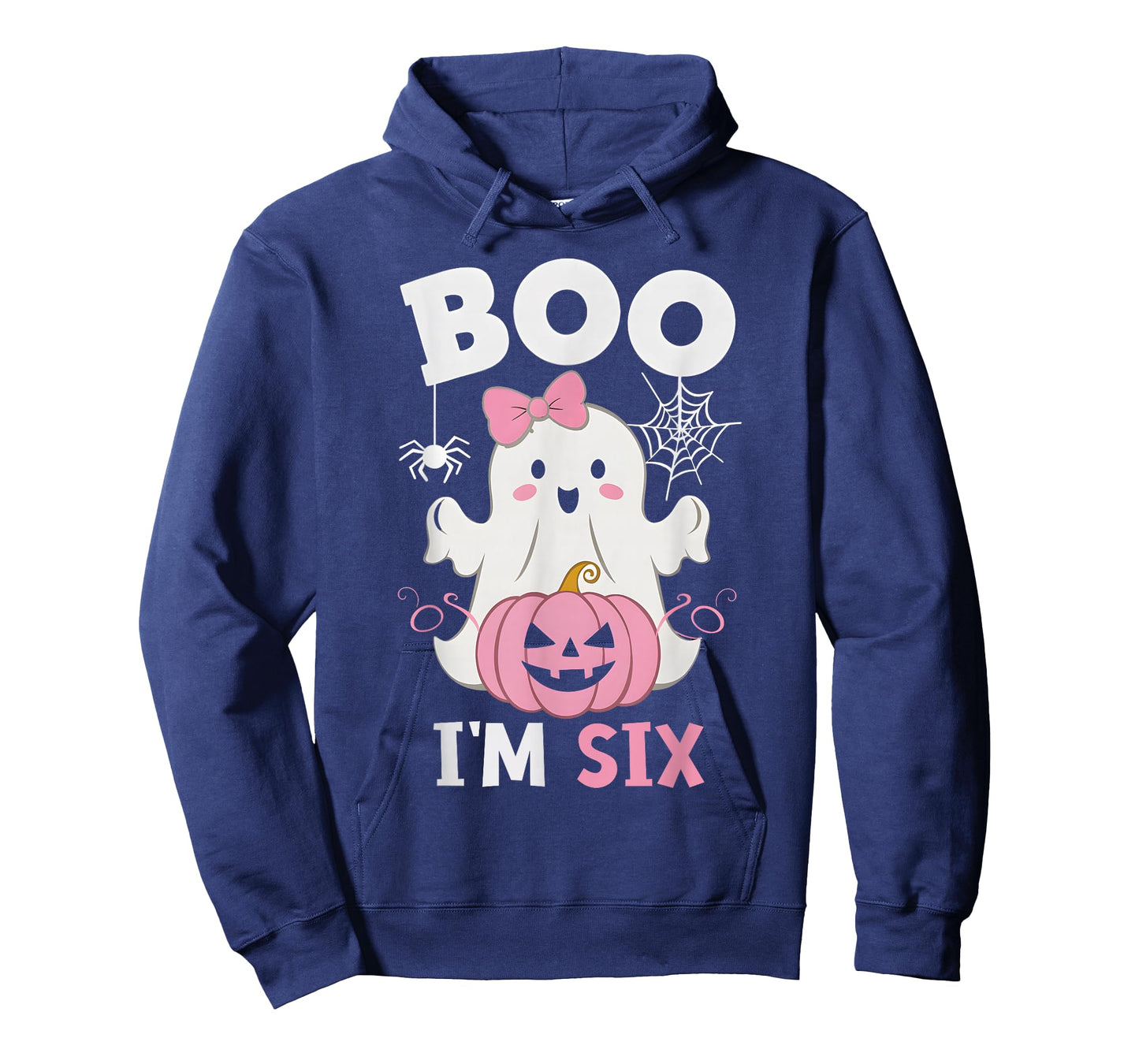 Ghost Boo I'm Six Year 6th Birthday Girls Halloween Groovy T-Shirt