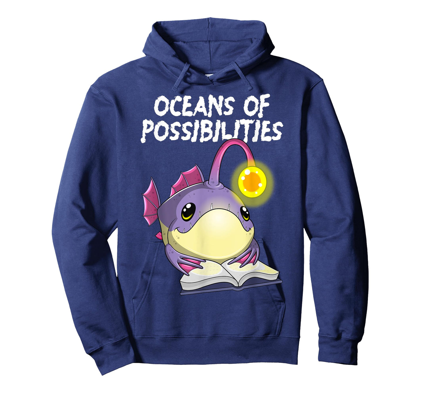 Oceans Of Possibilities Anglerfish Deep Sea Creature Fish T-Shirt