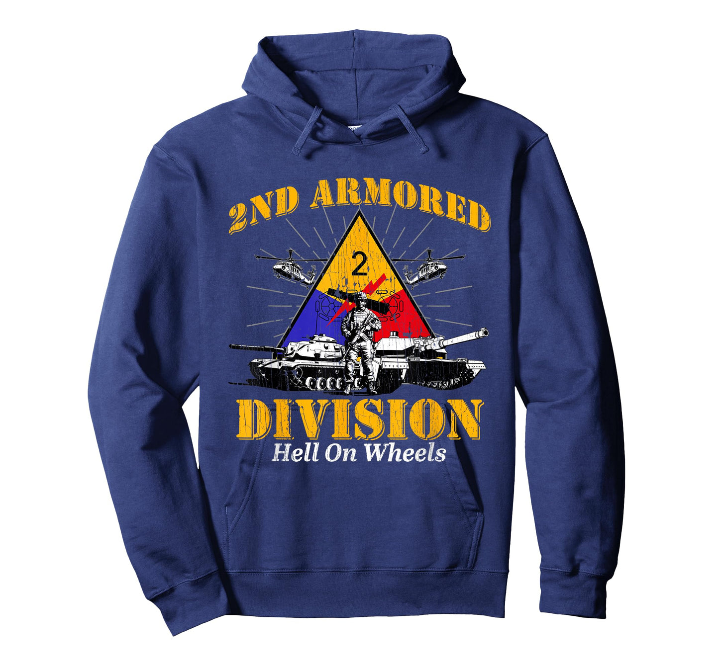 2nd Armored Division Veteran Fort Hood Texas 2nd Armored Div T-Shirt