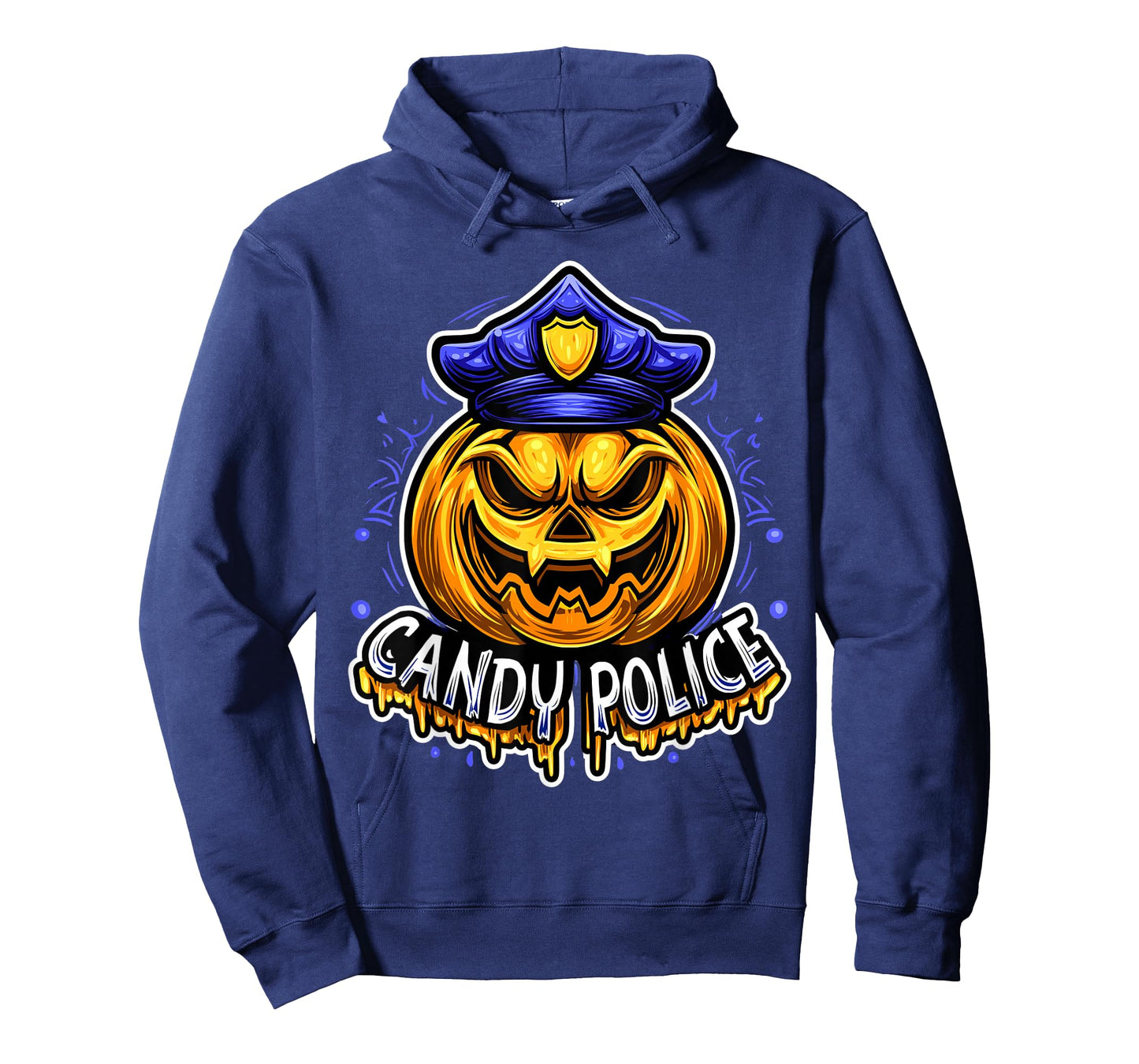 Candy Police Halloween Shirts Pumpkin Security Costume T-Shirt