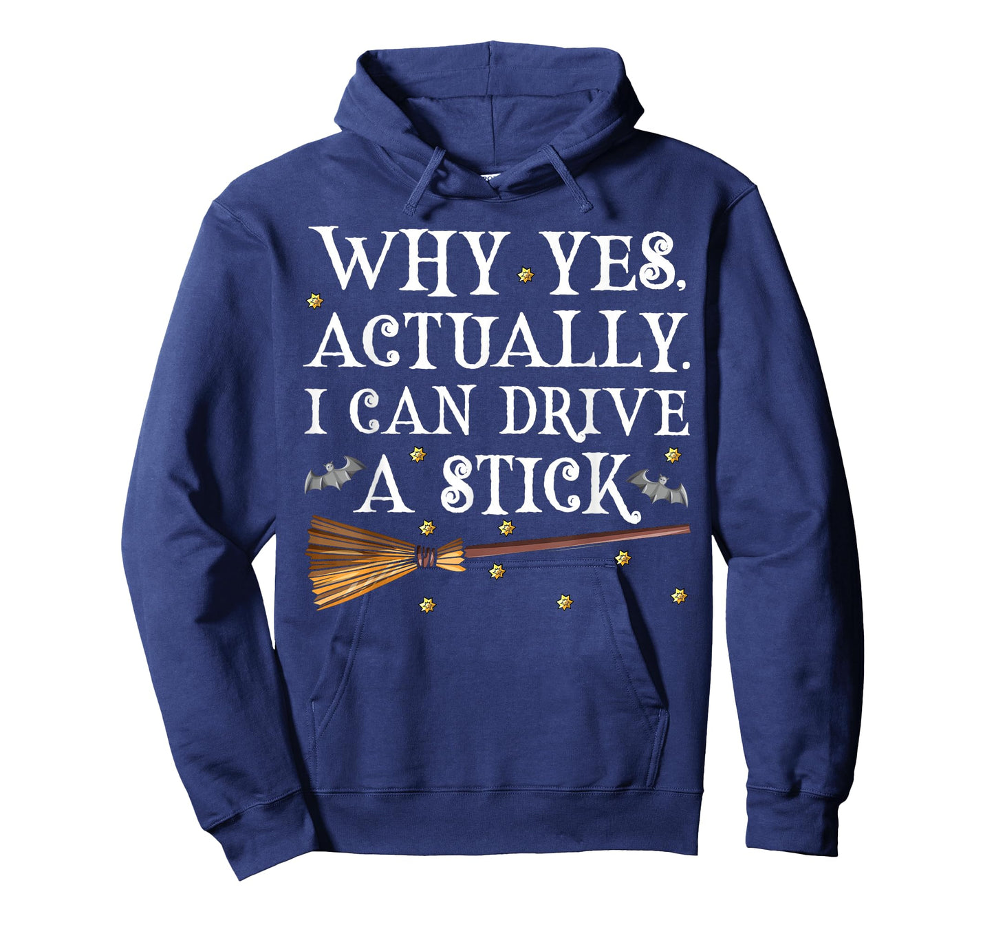 Why Yes Actually I Can Drive A Stick Shirt Halloween Witch T-Shirt