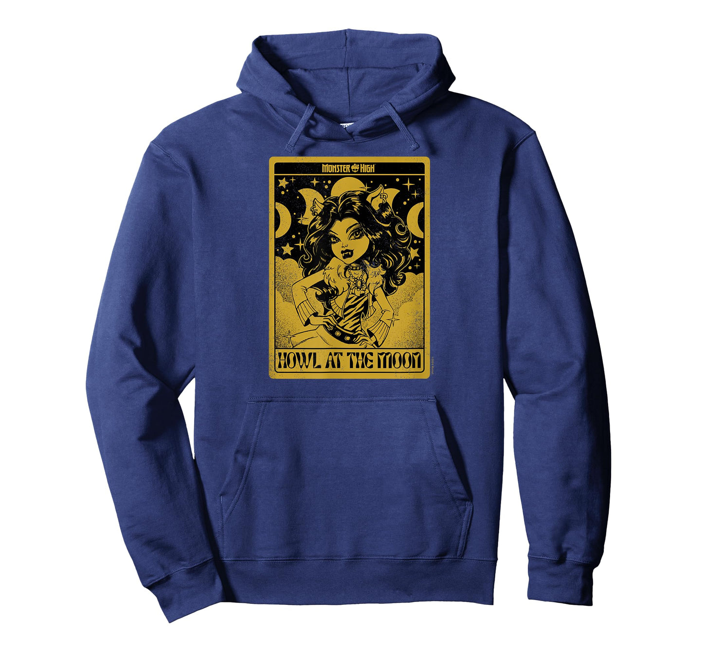 Monster High - Clawdeen Wolf Howl At The Moon Tarot Card T-Shirt