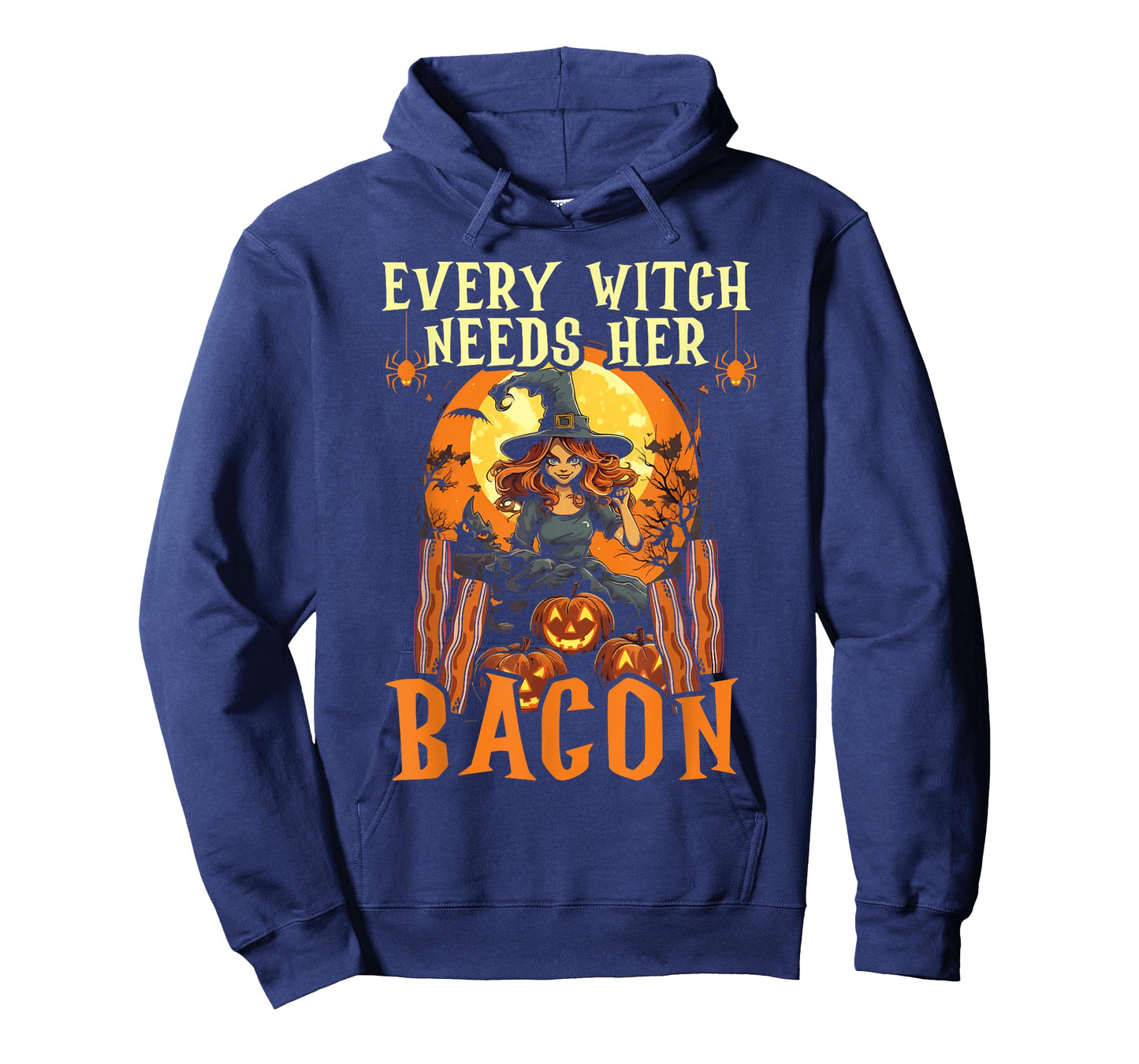 Bacon Halloween Scary Trick Or Treat Spooky Breakfast T-Shirt