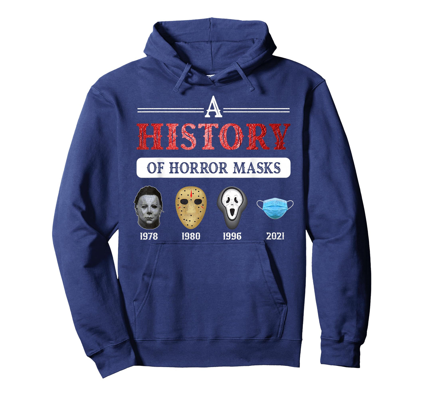 True Crime & Serial Killer A History Of Horror Masks T-Shirt
