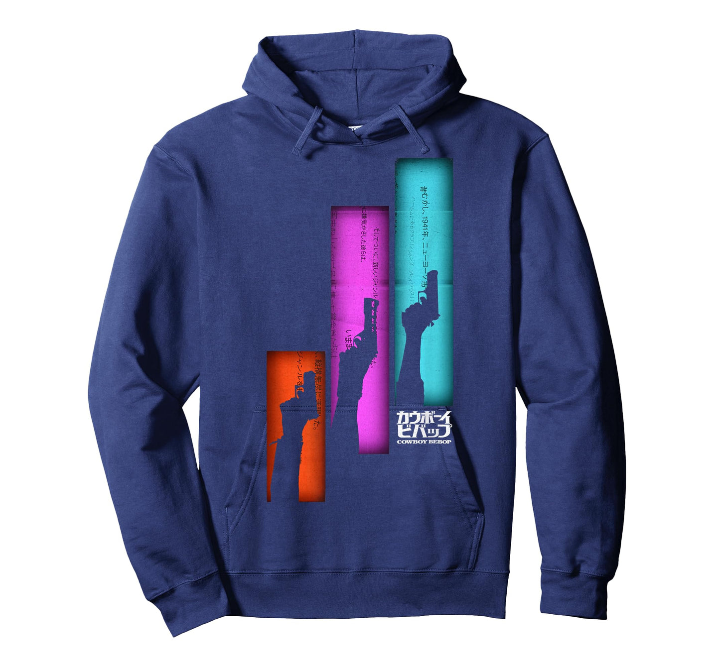 Cowboy Bebop Guns Up Silhouette Panel Poster T-Shirt