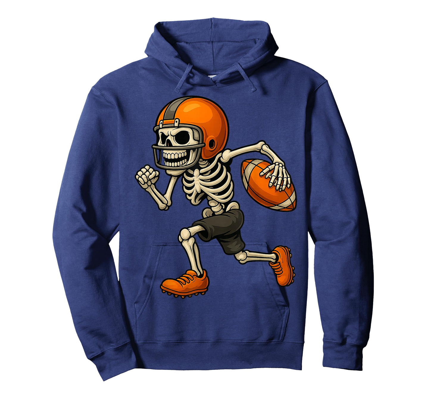 Funny Skeleton Football Halloween Costume for Men Boys Kids T-Shirt