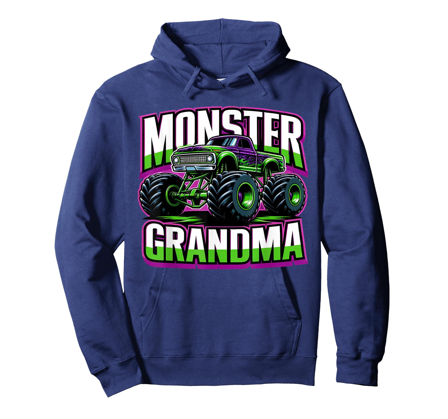 Monster Truck Race Racer Driver Grandma Mother's Day T-Shirt