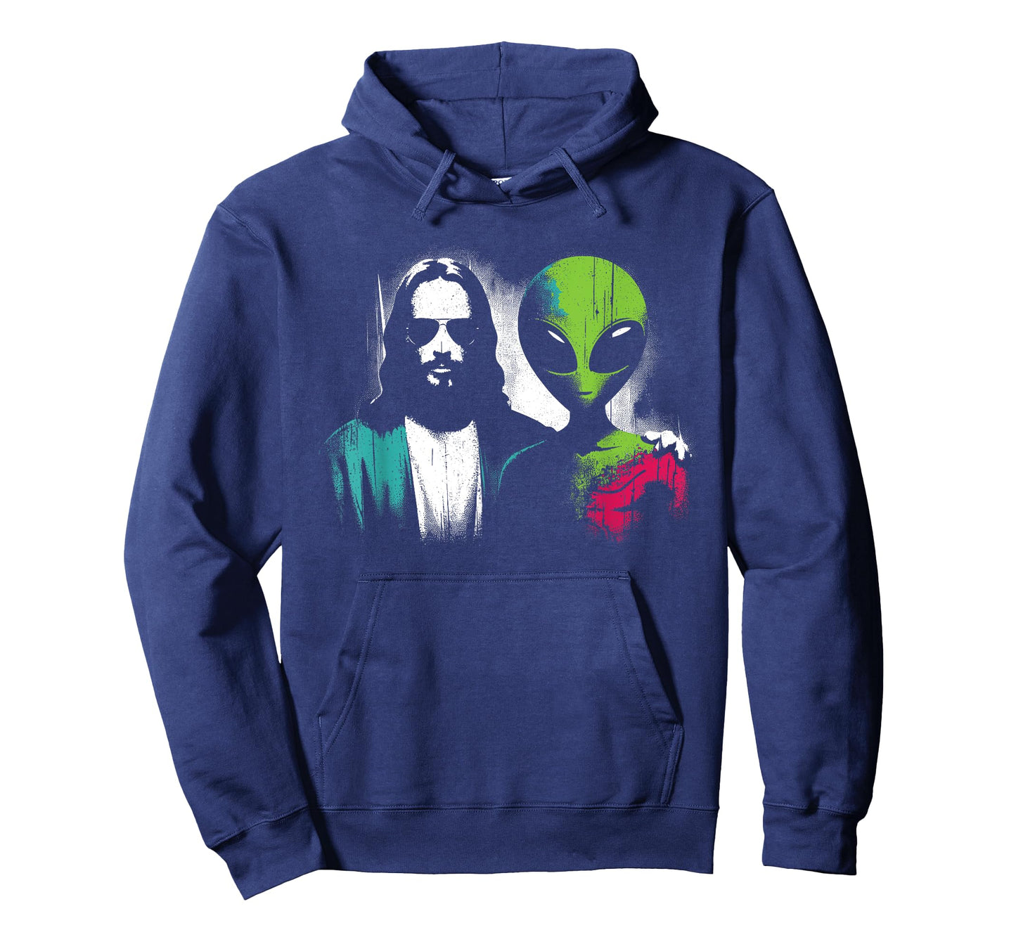 Jesus Alien Friends - Funny Christian Religious Alien UFO T-Shirt