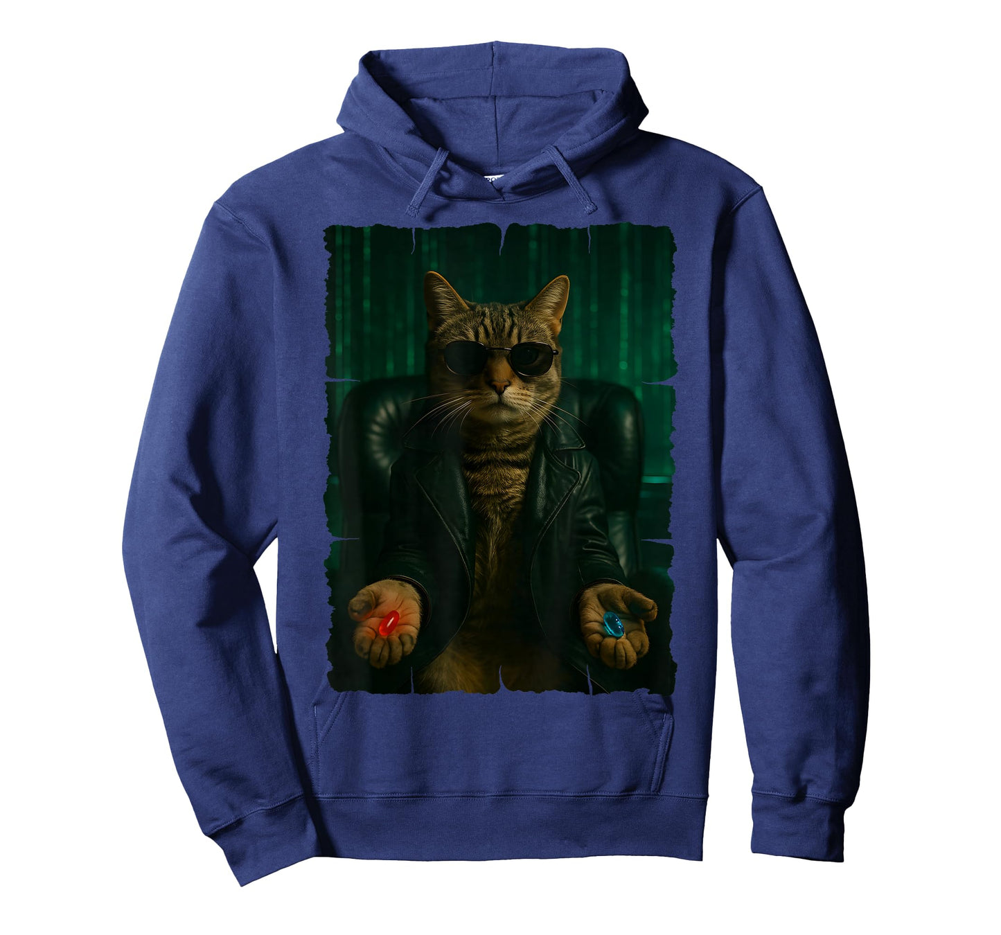 Matrix Cat - Red Pill, Blue Pill T-Shirt