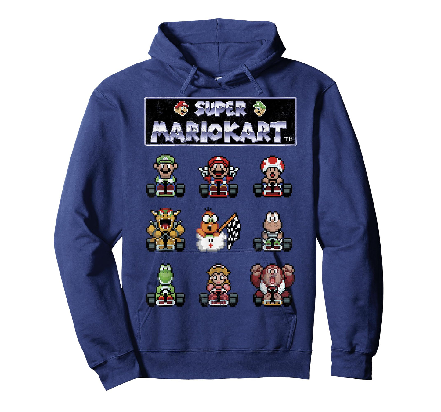Mario Kart 8-bit Group Racers Retro Graphic T-Shirt T-Shirt