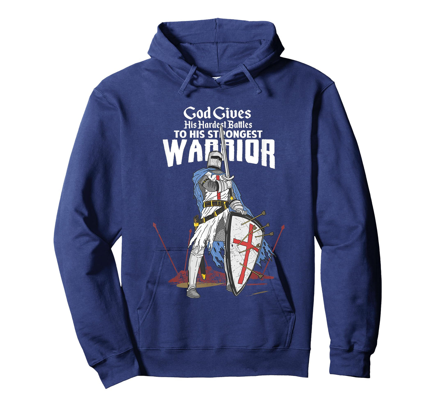 Knights Templar Crusader Warrior St George Cross Christian T-Shirt