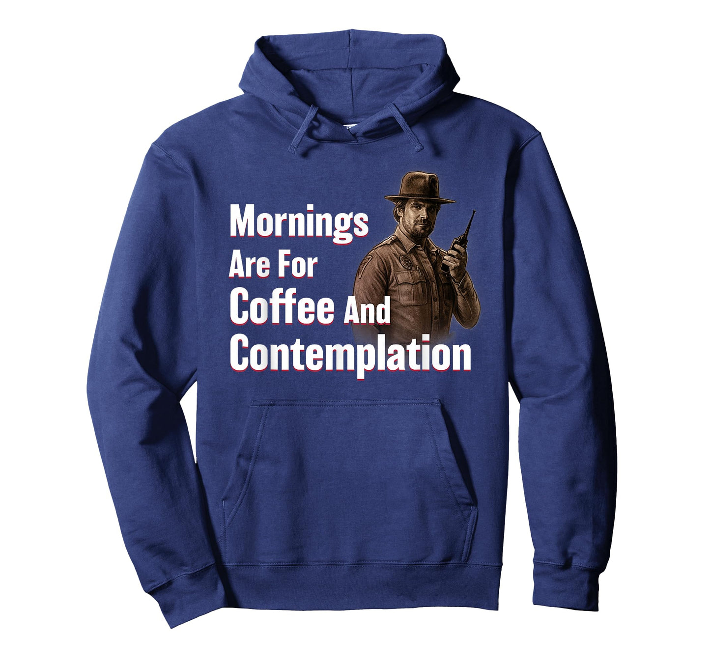 Netflix Stranger Things Hopper Coffee And Contemplation T-Shirt