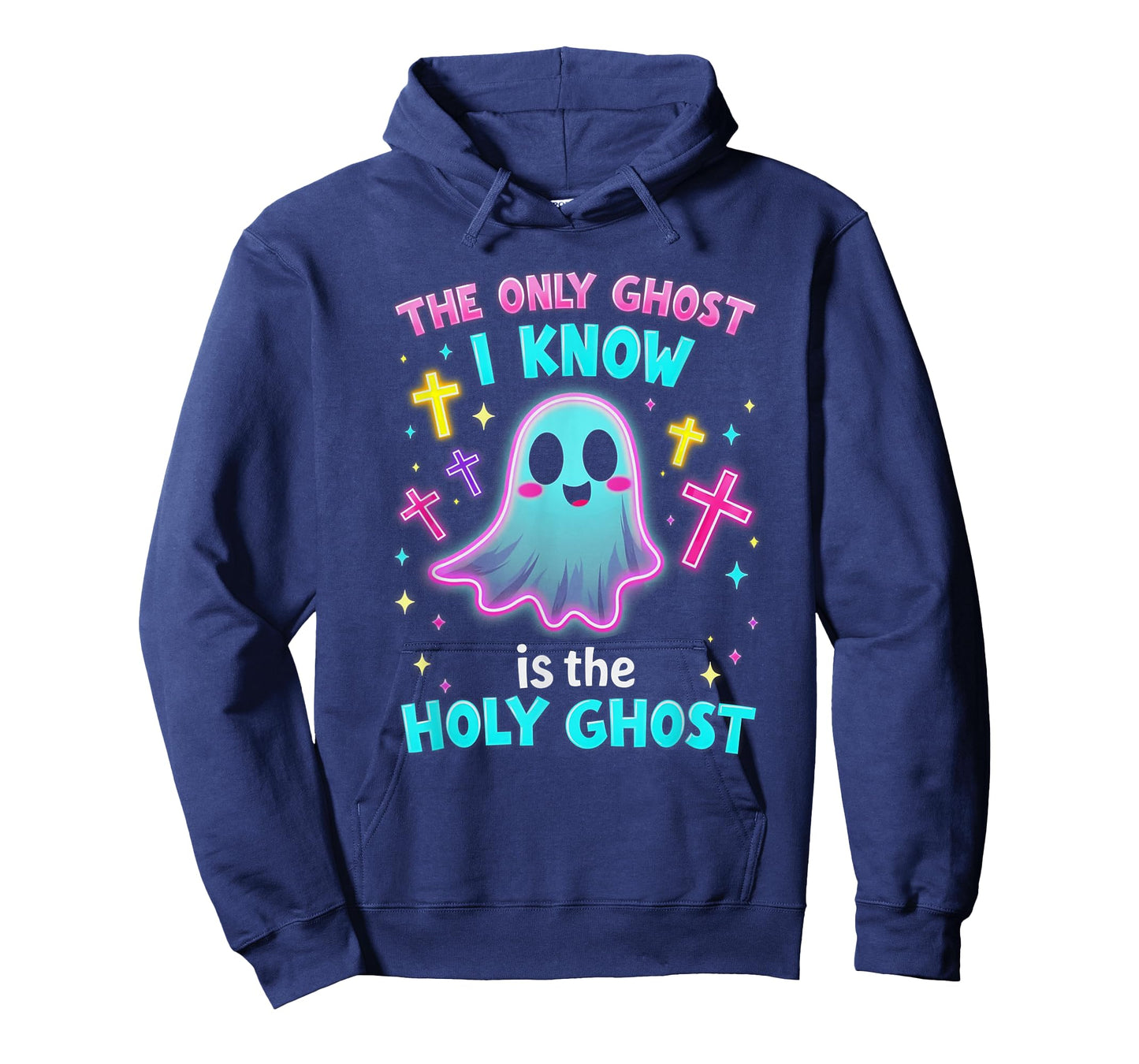 The Only Ghost I Know is the Holy Ghost, Christian Halloween T-Shirt