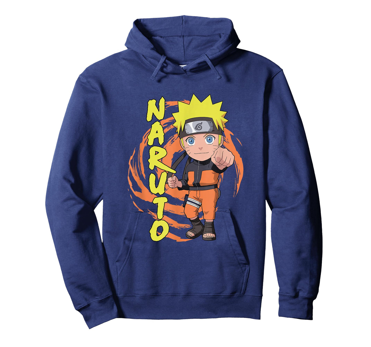 Naruto Shippuden Naruto Chibi Fist Swirl Anime T-Shirt
