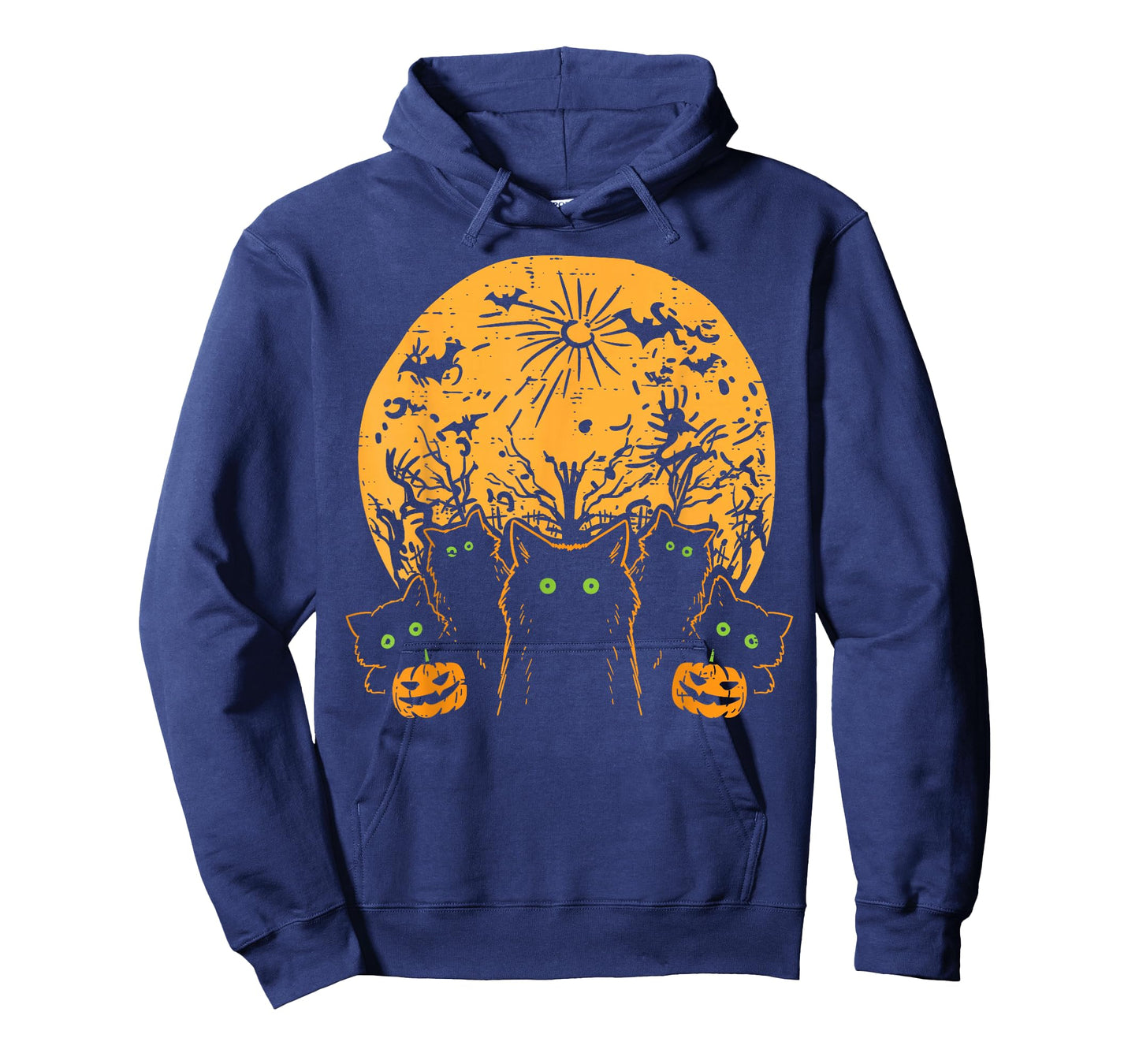 Black Cats Full Moon Halloween Animal Pet Men Women Kids T-Shirt