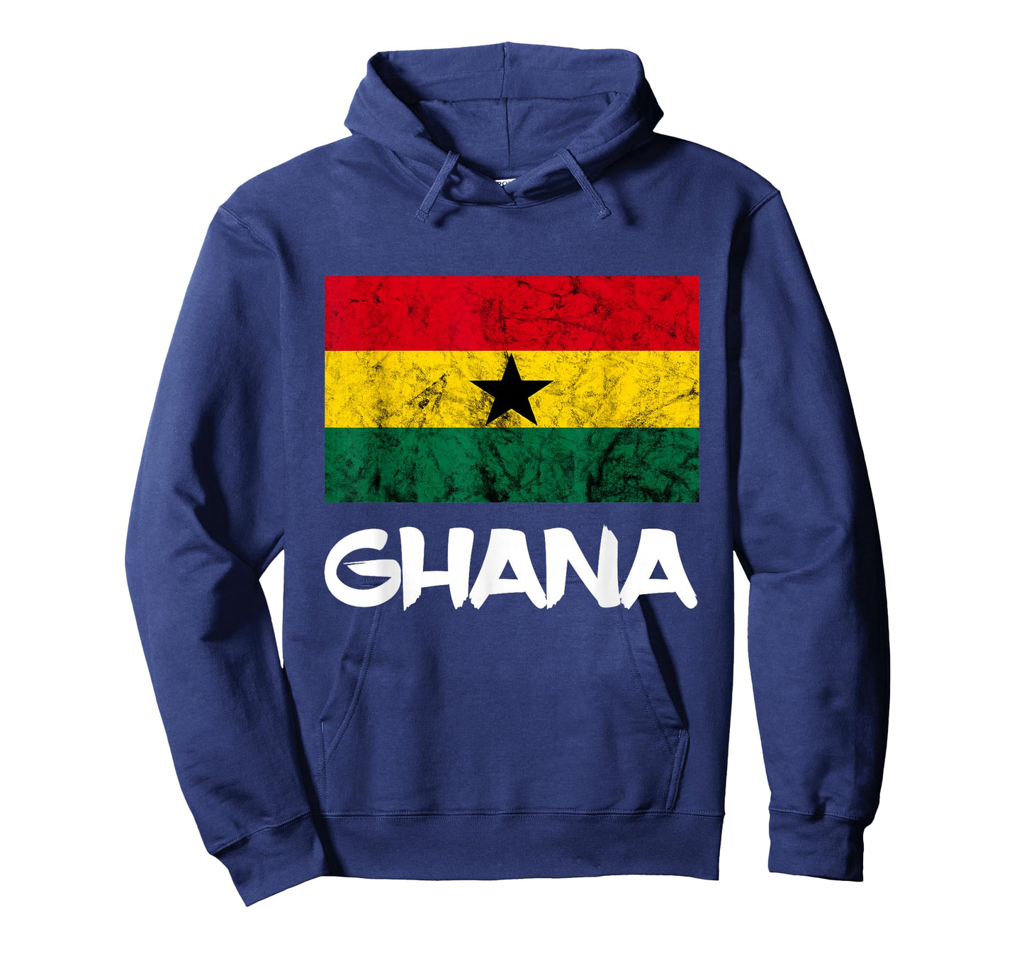 Ghana Vintage Ghanese Flag Africa Ghanese Roots Ghana Flag T-Shirt