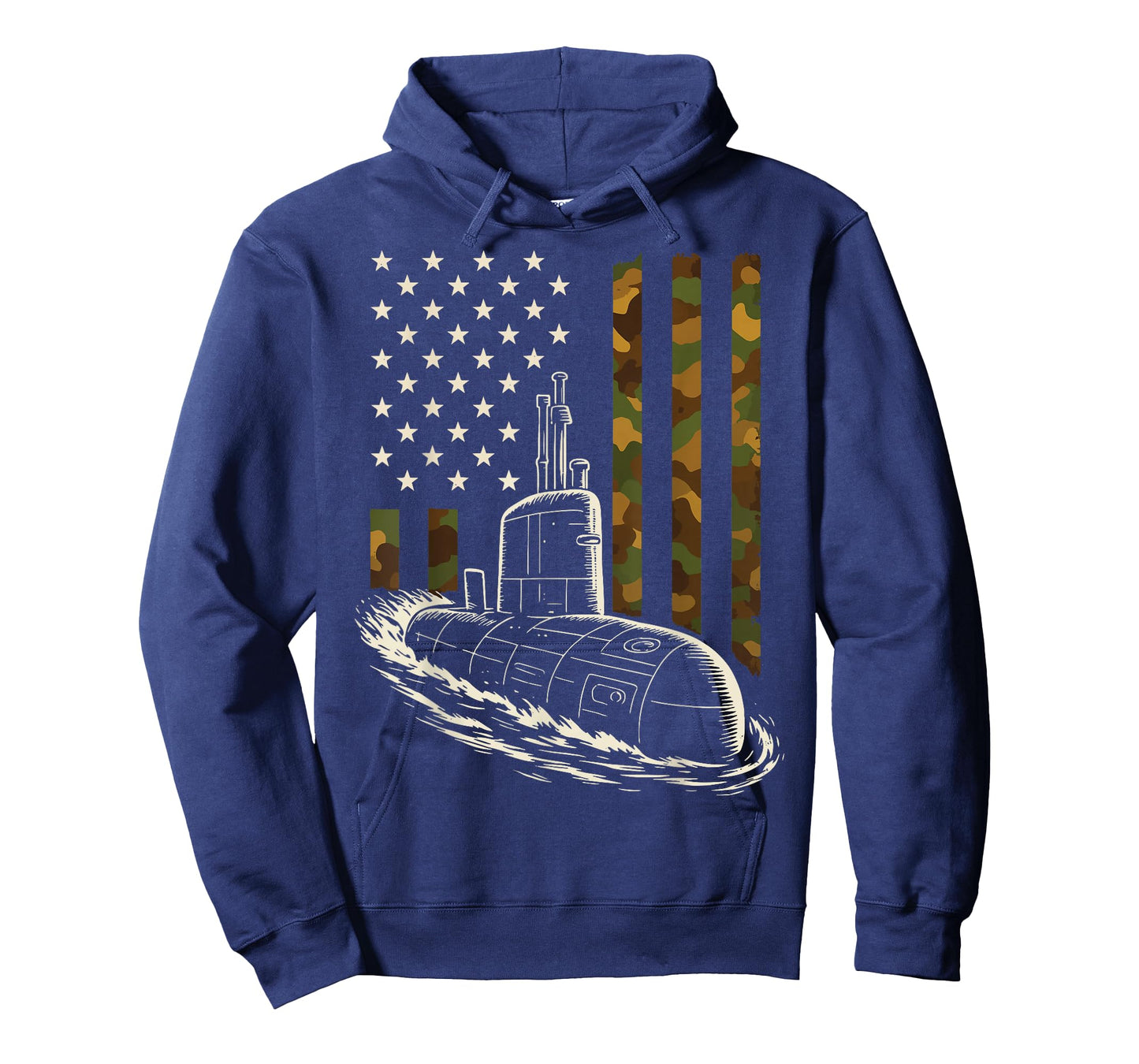 Submarine USA Flag Veteran 4th of July T-Shirt