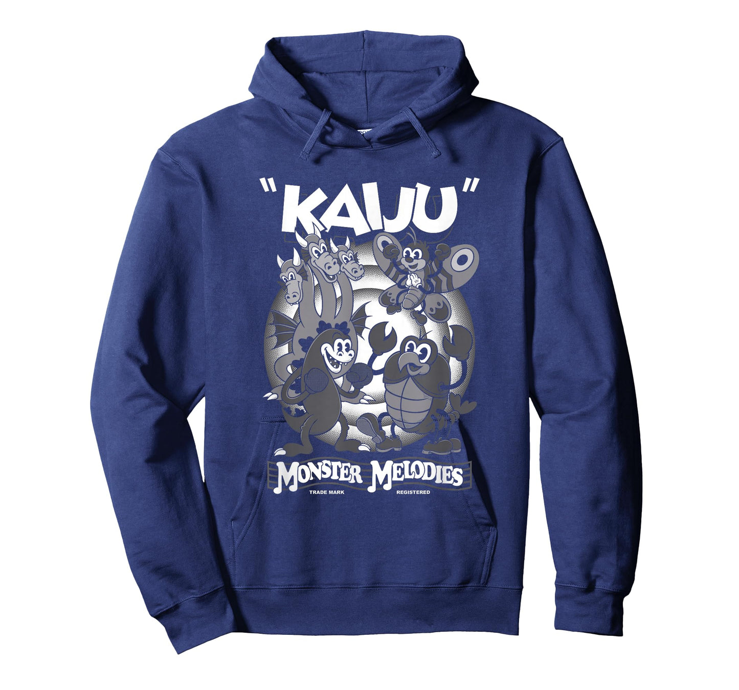 Monster Melodies - Vintage Cartoon Kaiju - Creepy Cute Goth T-Shirt