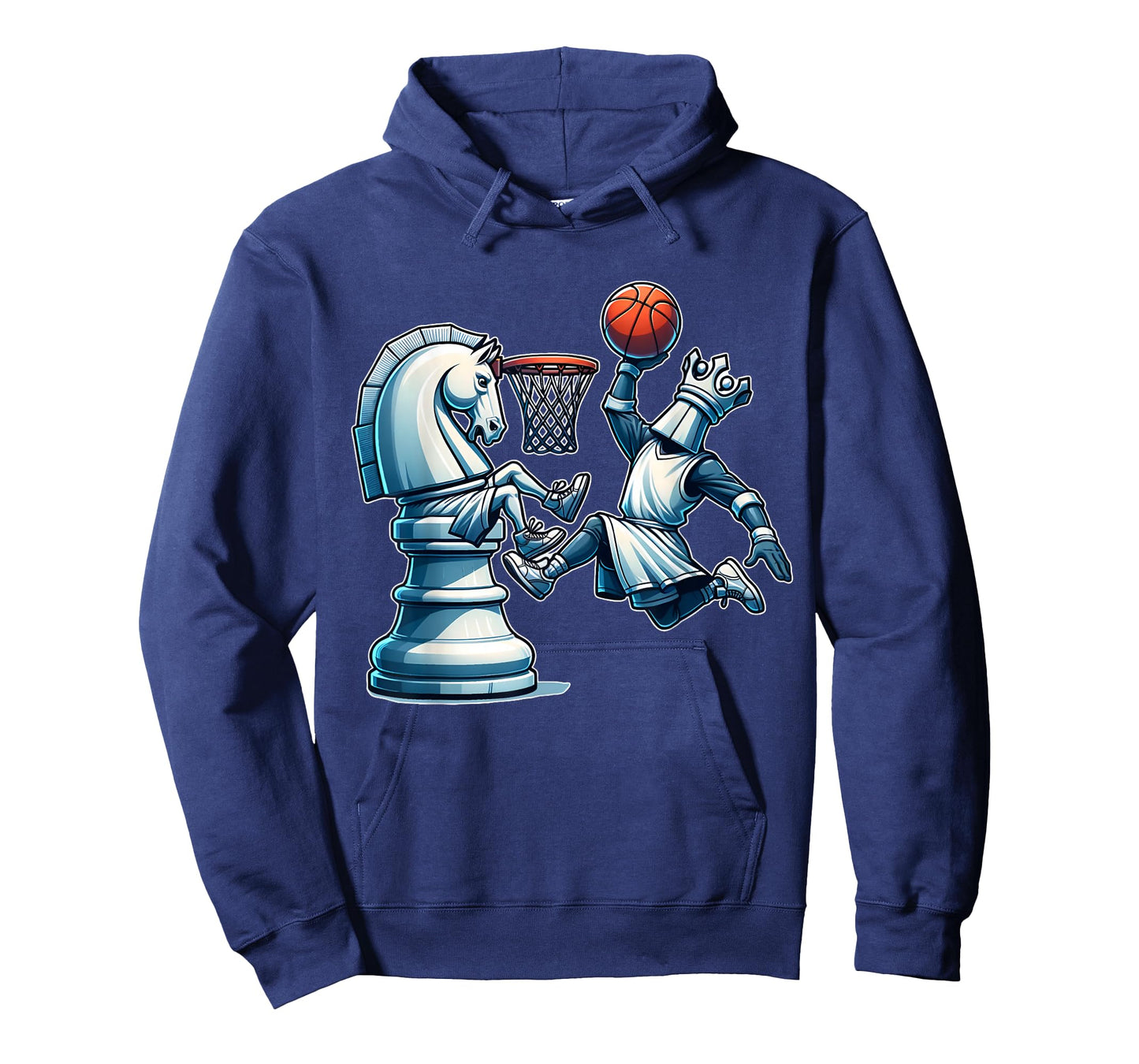 Elegant Chess Board King Basketball Game T-Shirt