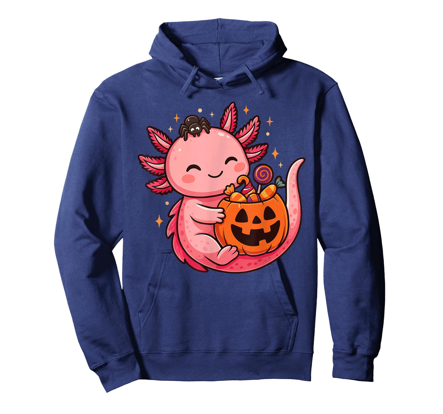 Cute Halloween Axolotl Spooky Animal Halloween Costume T-Shirt