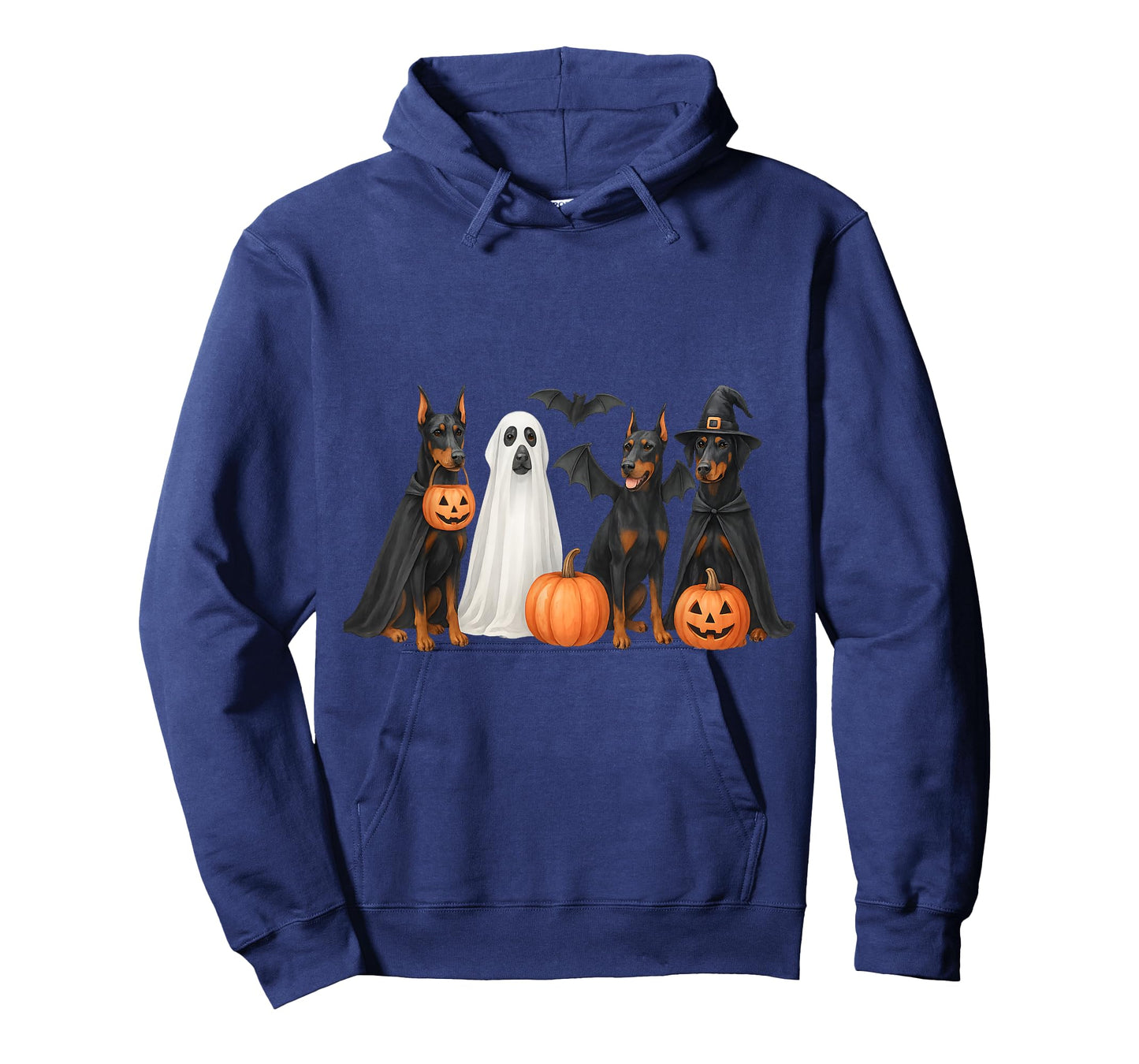Doberman Halloween Costume Fun Doberman Halloween Dog Ghost T-Shirt