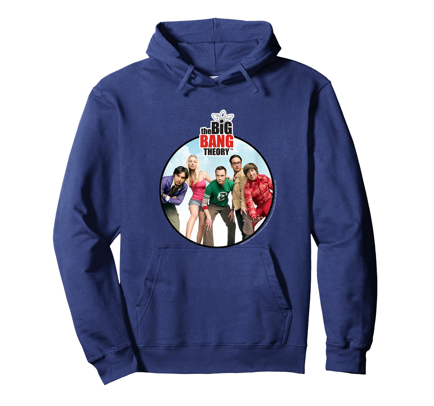 The Big Bang Theory Group Shot Circle Logo TV Show T-Shirt