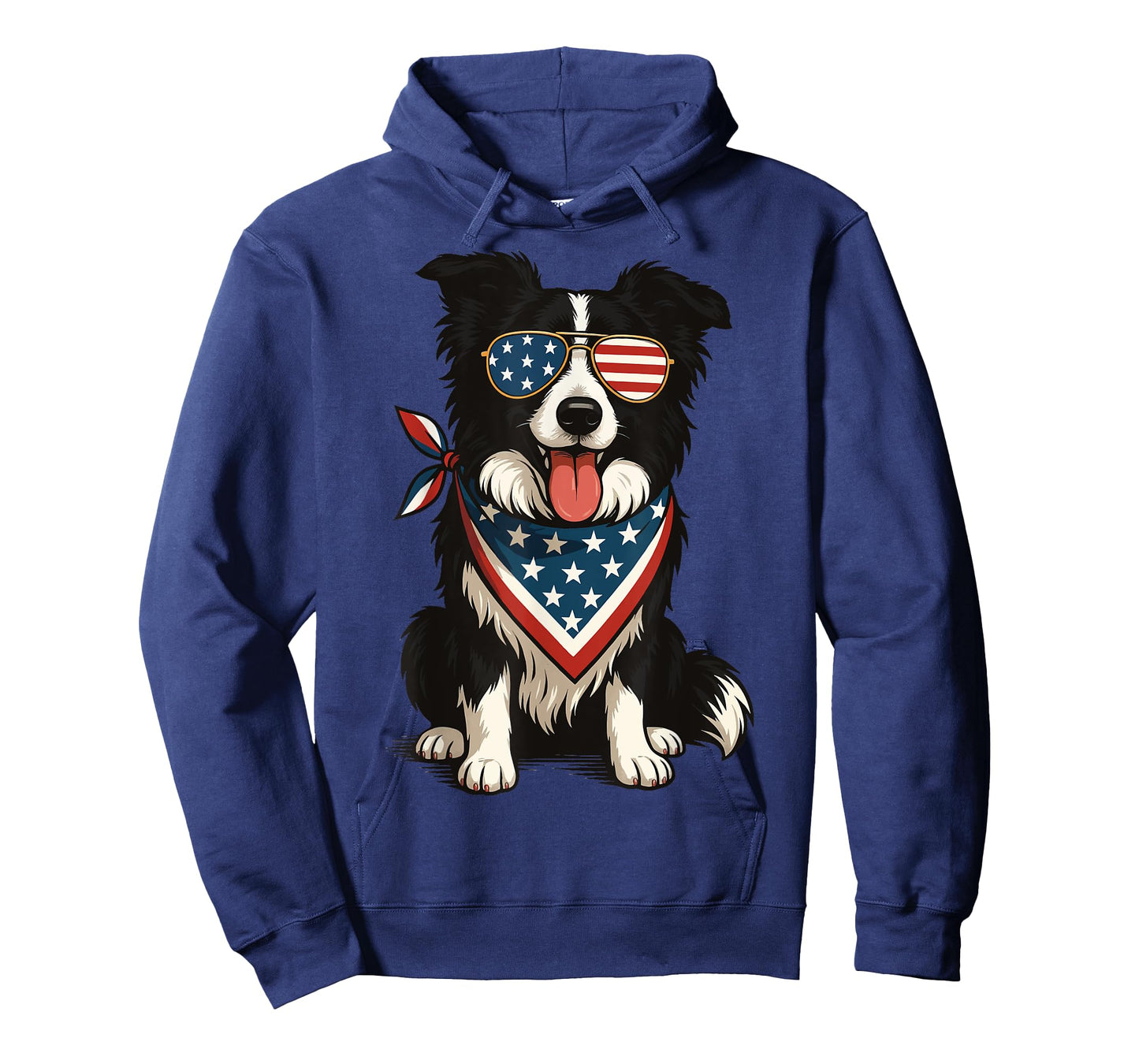 Border Collie USA 4th of July T-Shirt