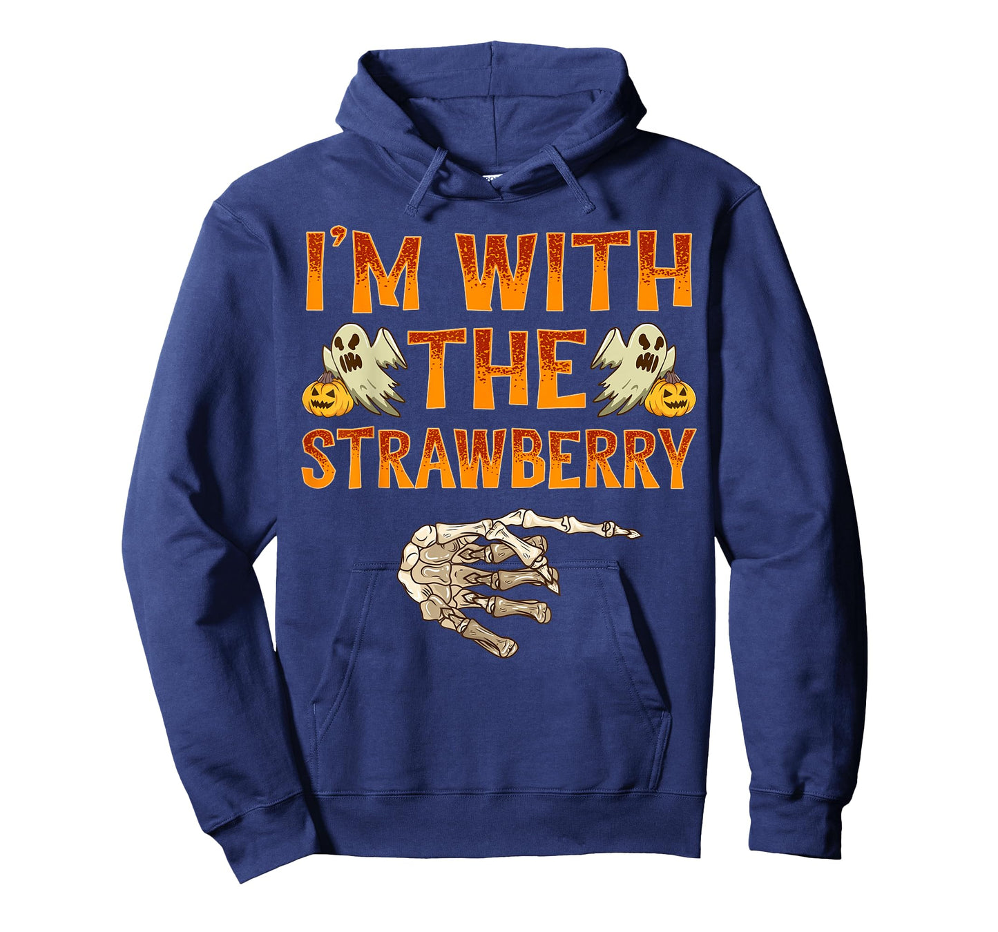 I'm With The Strawberry Shirt Costume Funny Halloween Couple T-Shirt