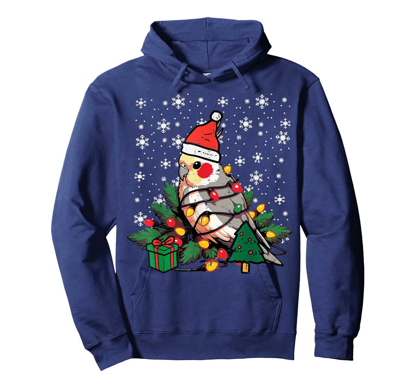 Christmas Bird Cockatiel Xmas Weiro Quarrion Men Women Kids T-Shirt