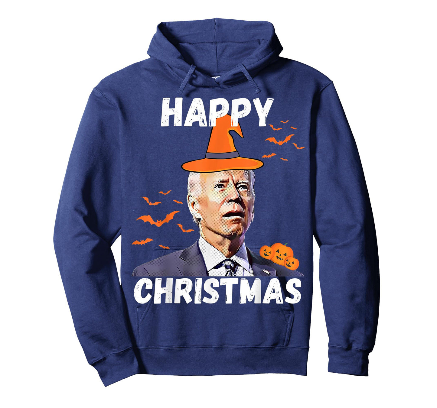 Happy Christmas Funny Joe Biden Confused Halloween Costume T-Shirt