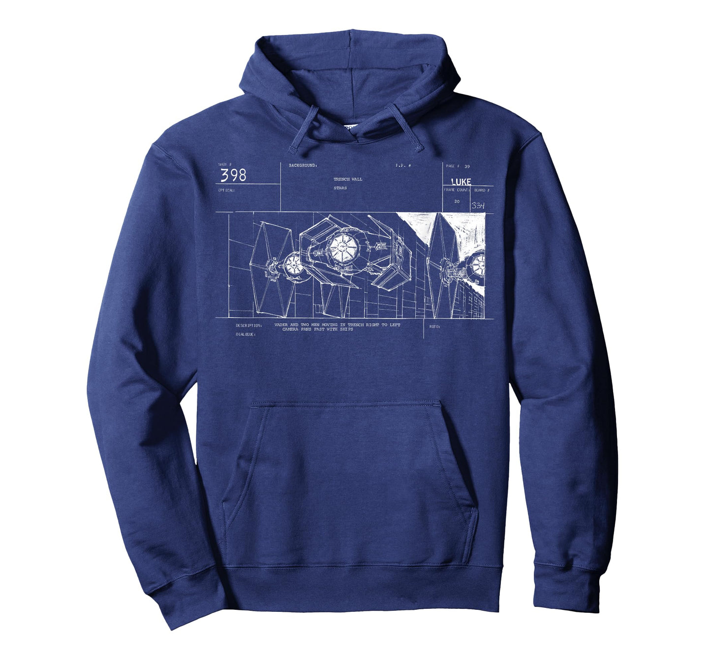 Star Wars TIE Fighters Retro Story Board Movie T-Shirt