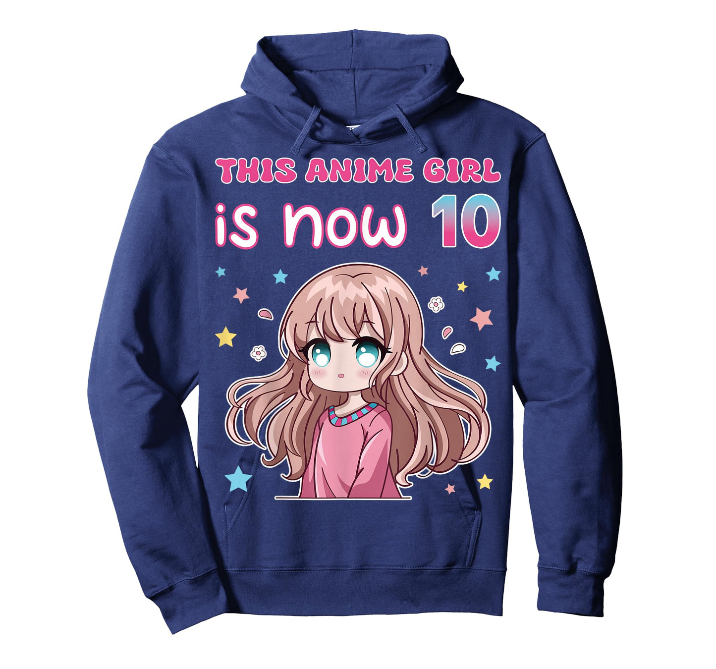 This Anime Girl Is Now 10 Japanese Anime Manga 10th Birthday T-Shirt