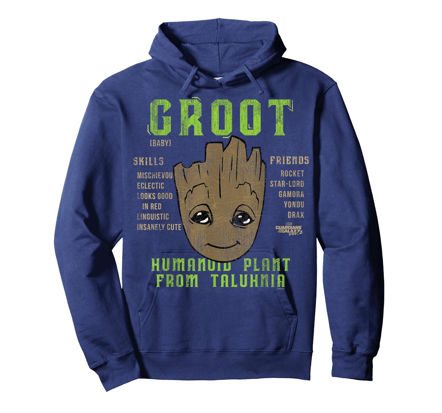 Marvel Guardians of Galaxy 2 Groot Skills Graphic T-Shirt C2 T-Shirt