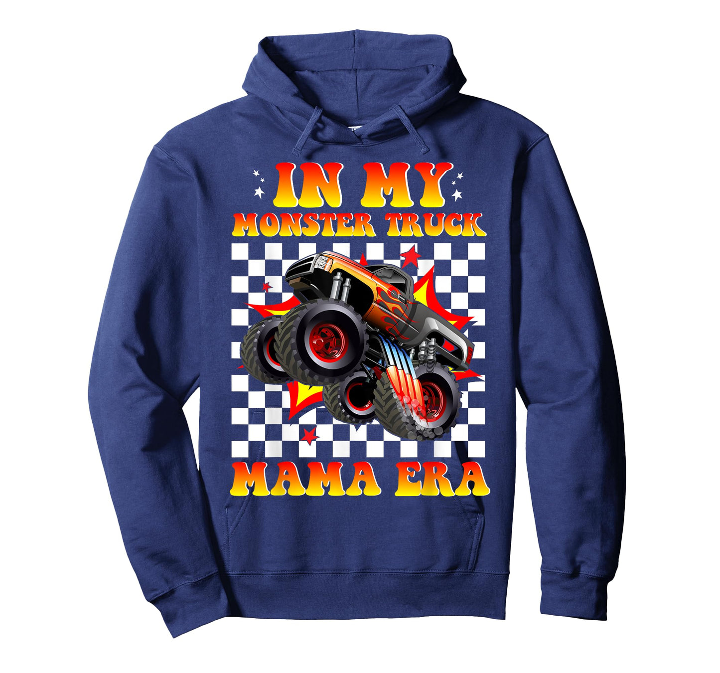 Groovy In My Monster Truck Mama Era Monster Truck Mom T-Shirt