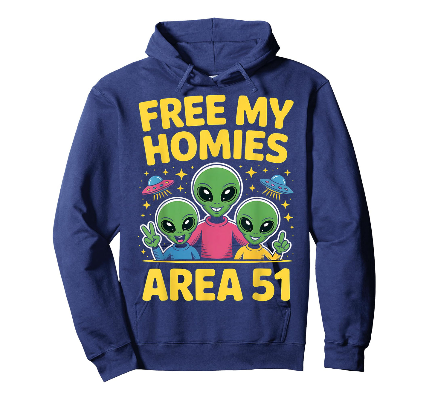 Alien Free My Homies Area 51 Funny UFO Boys Kids Men Women T-Shirt