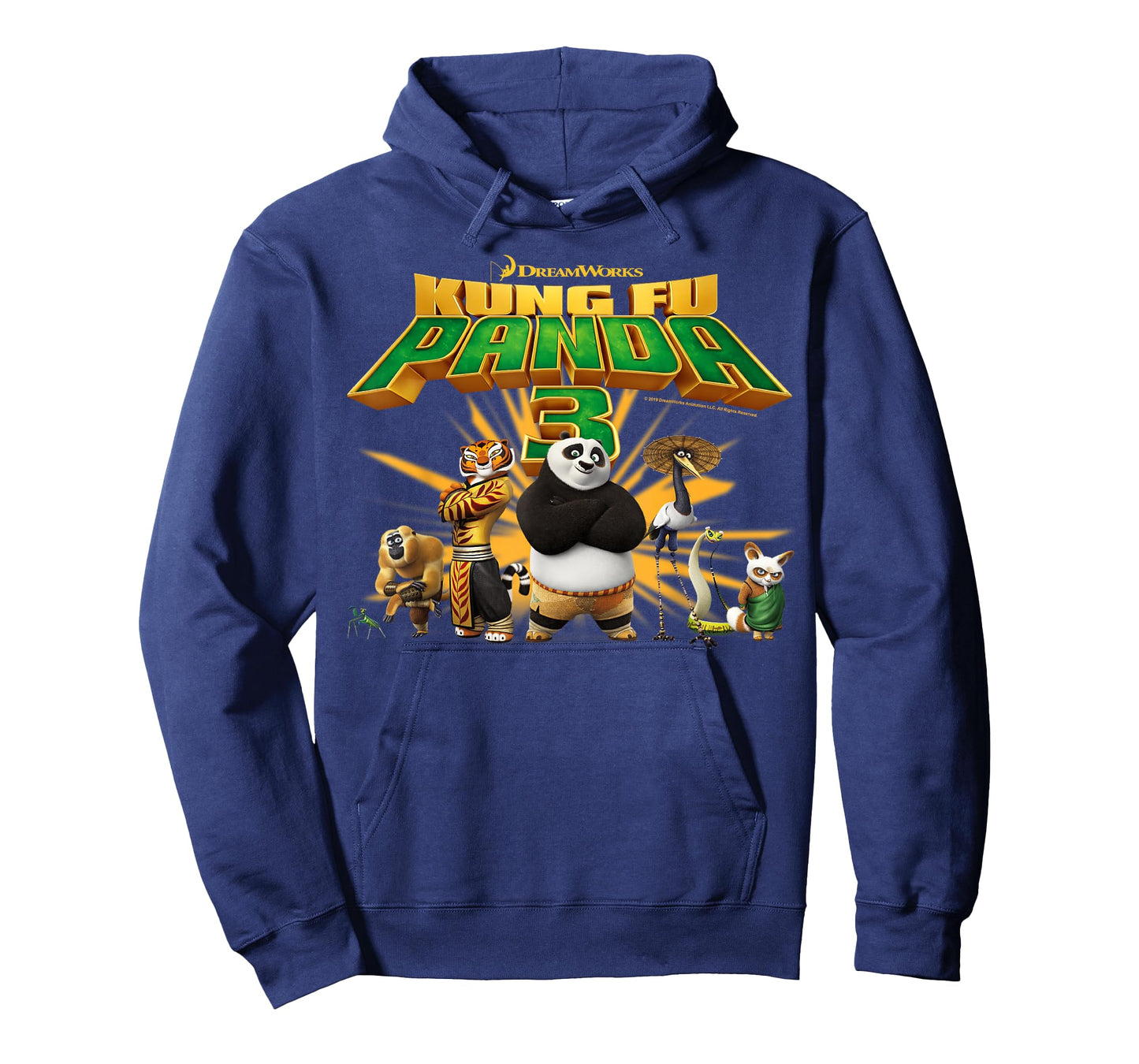 Kung Fu Panda 3 Po And The Furious Five Movie Logo T-Shirt