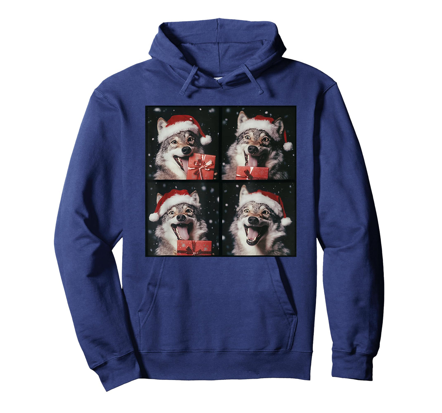 Funny Wolf Christmas T-Shirt