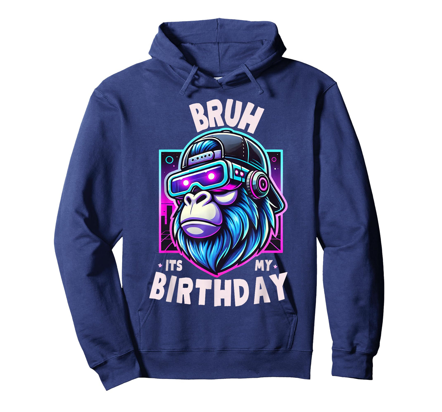 Bruh Its My Birthday Gorilla Boy Girl Men Funny Family Party T-Shirt