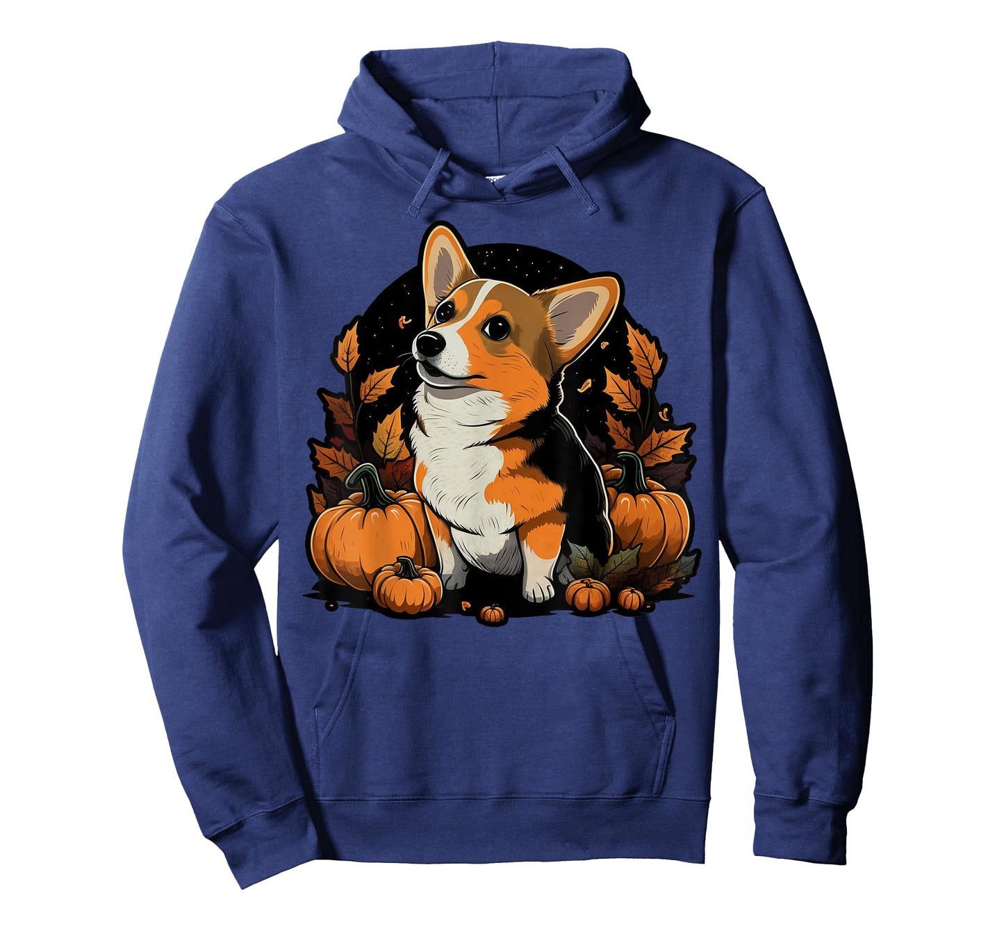 Pumpkin Welsh Corgi costume on Welsh Corgi Halloween T-Shirt