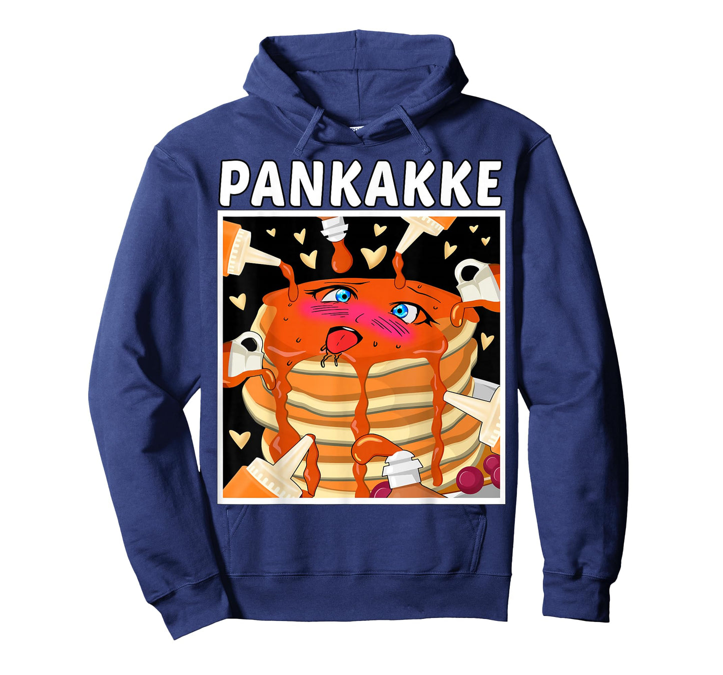 Pankakke - Pancake Breakfast Naughty Anime Waifu Girl Kawaii T-Shirt Small