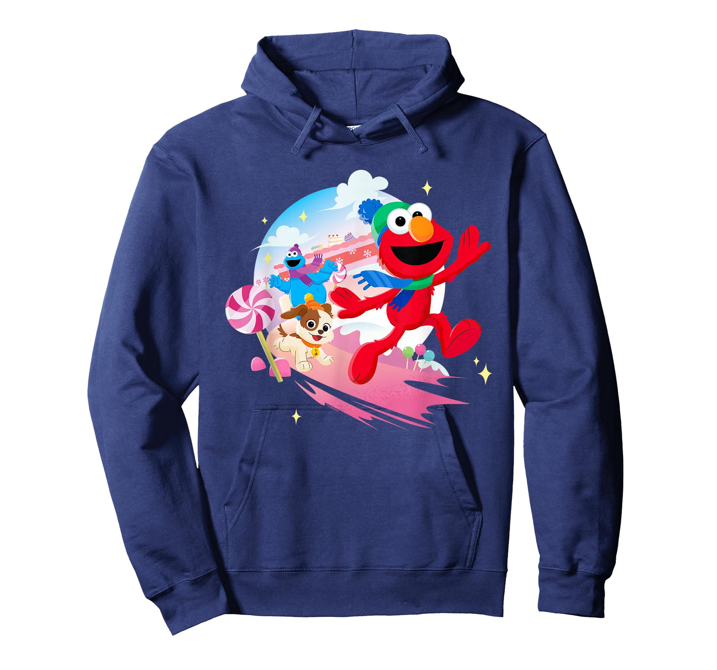 Sesame Street Holiday Cheer With Elmo, Tango, Cookie Monster T-Shirt