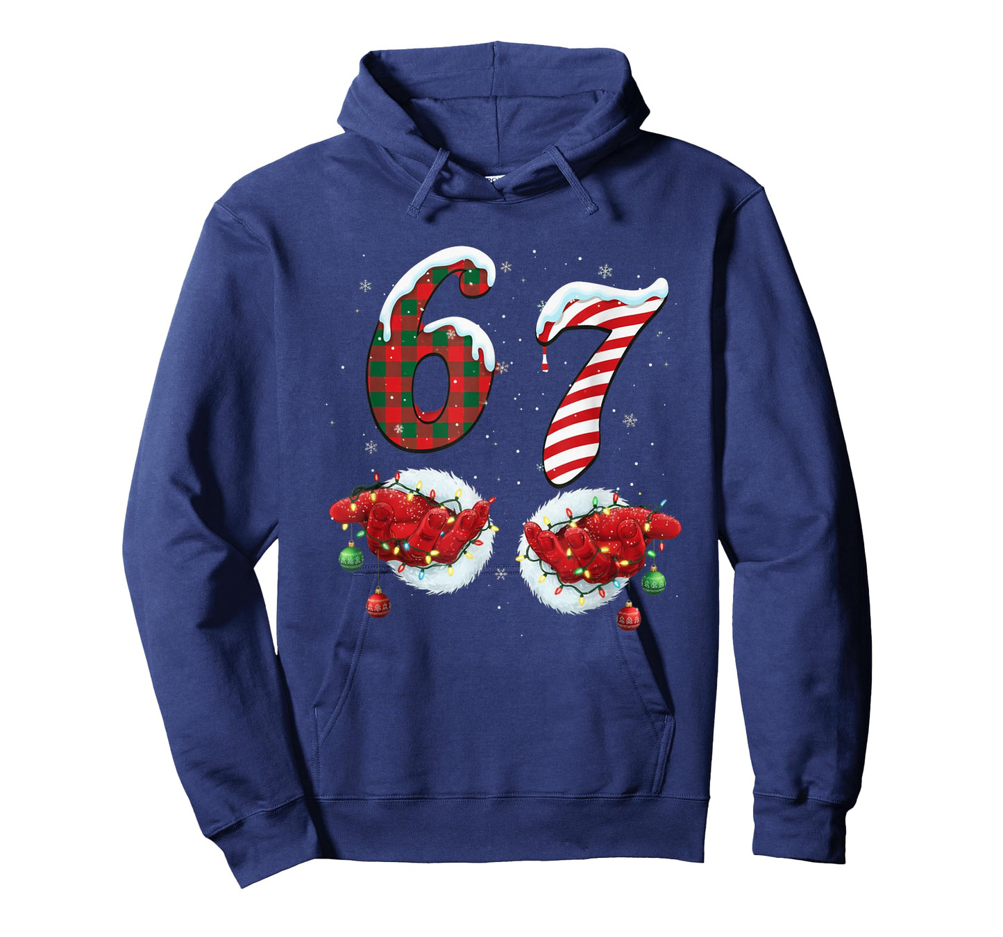 Funny Six Seven 67 Meme 67 Christmas Holiday Women Kids Xmas T-Shirt