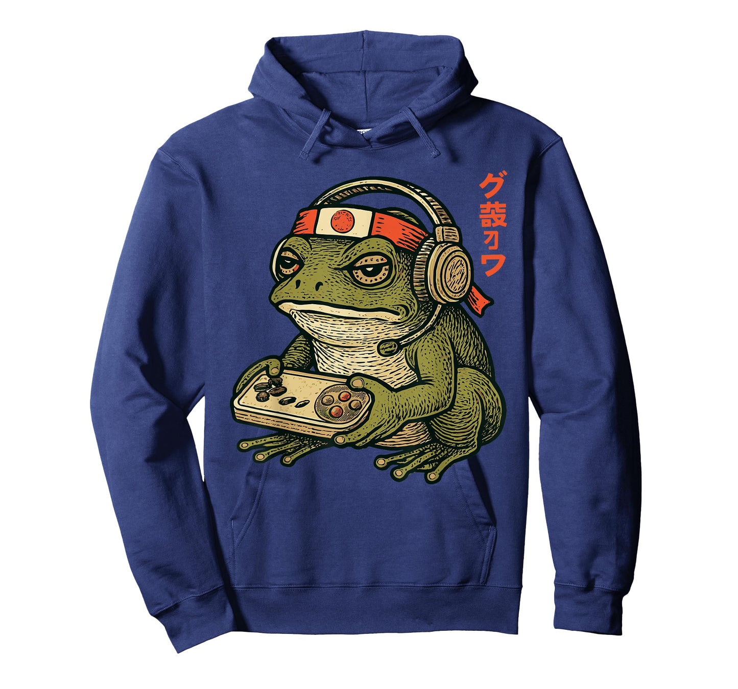 Japanese Gamer Frog Art Men Women Boys Funny Vintage Gaming T-Shirt